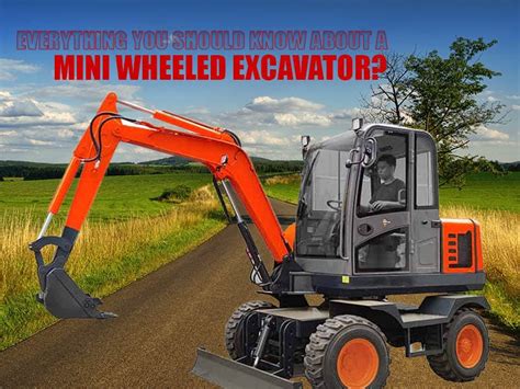 mini excavators wheel|small wheeled excavators.